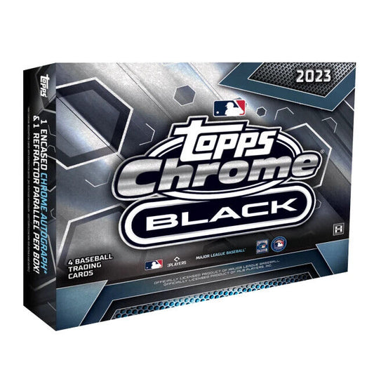 2023 Topps Chrome Black Baseball Factory Sealed Hobby Box