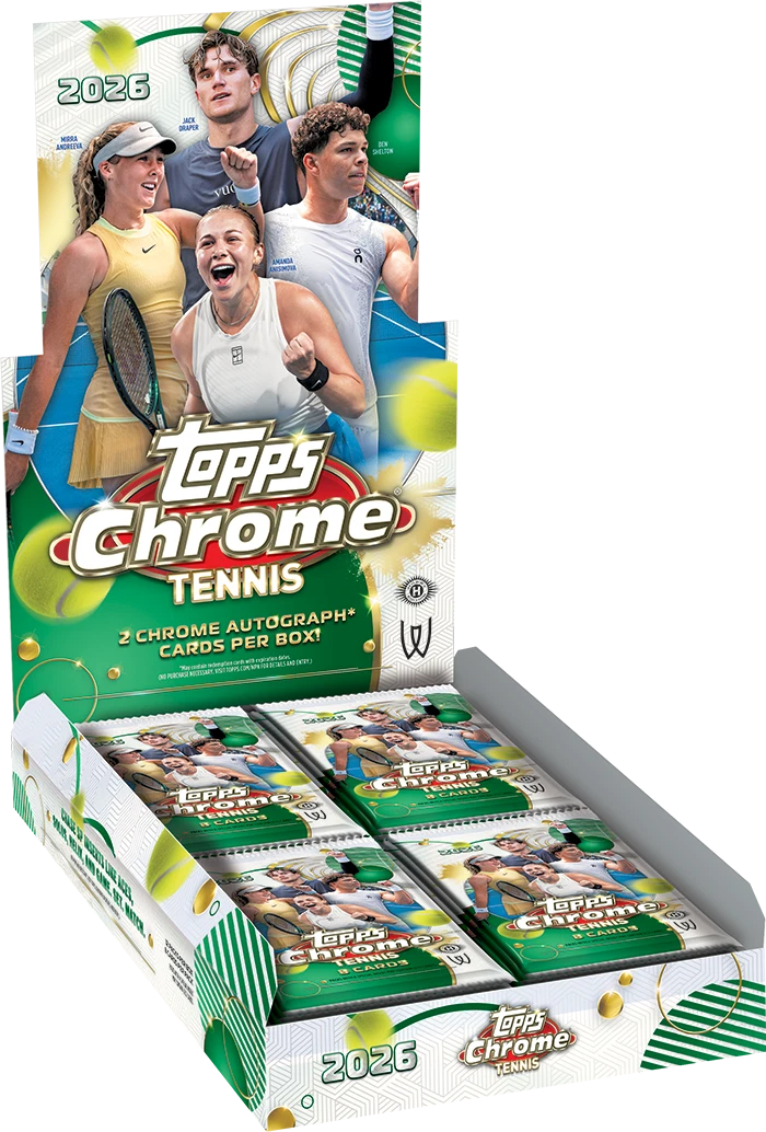 2026 Topps Chrome Tennis Hobby Box