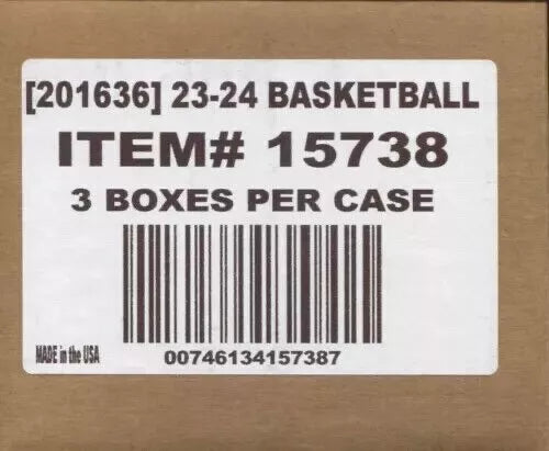 2023 24 Panini Impeccable Basketball 3 BOX HOBBY BOX CASE Factory Sealed